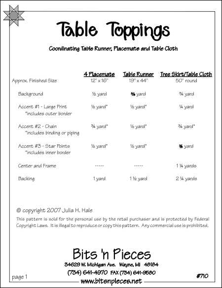 Table Toppings - Image 2